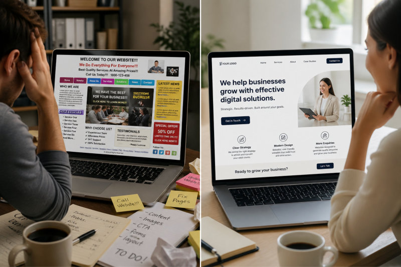How to design a website that generates enquiries