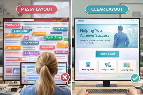 Choosing the right website layout