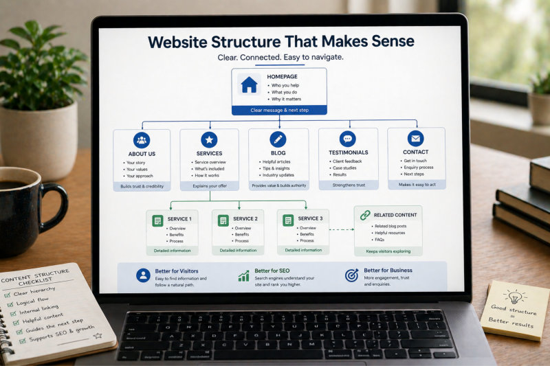 Structuring your website