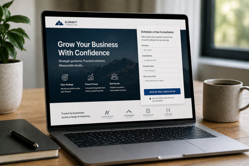 What is a landing page