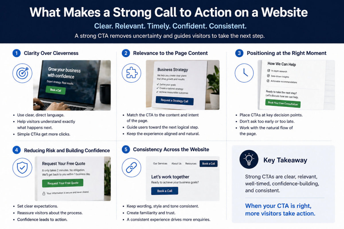 What makes a strong call to action