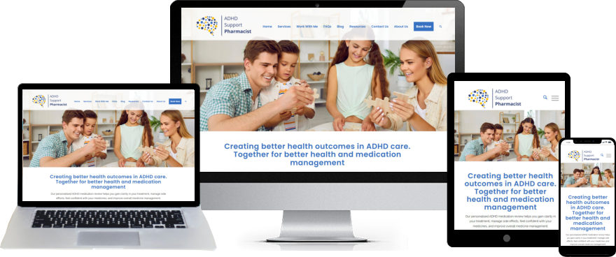 ADHD Pharmacist - Website design