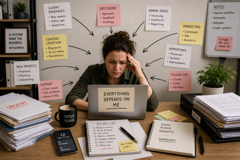 Building business that doesn't rely on you