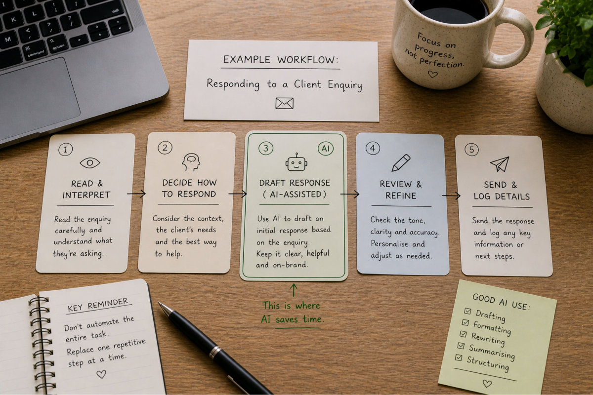 Replacing repetitive work with AI