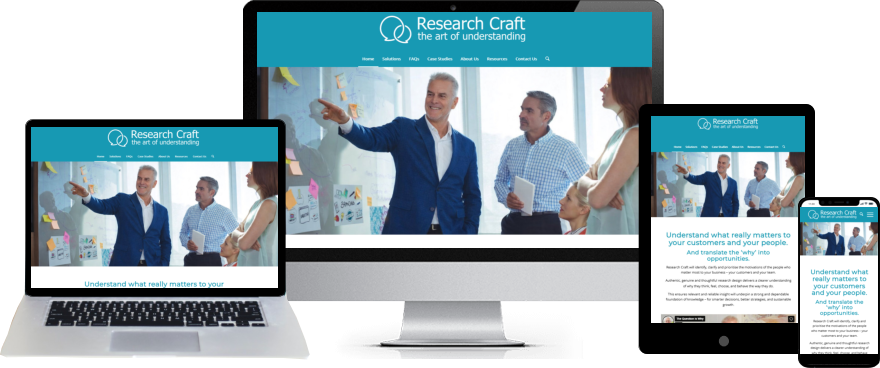 Research Craft - website design northern beaches