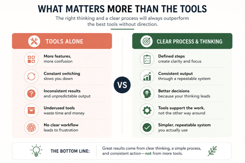 What matters more than tools