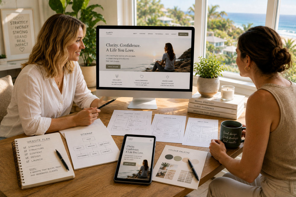 What working with a website designer changes