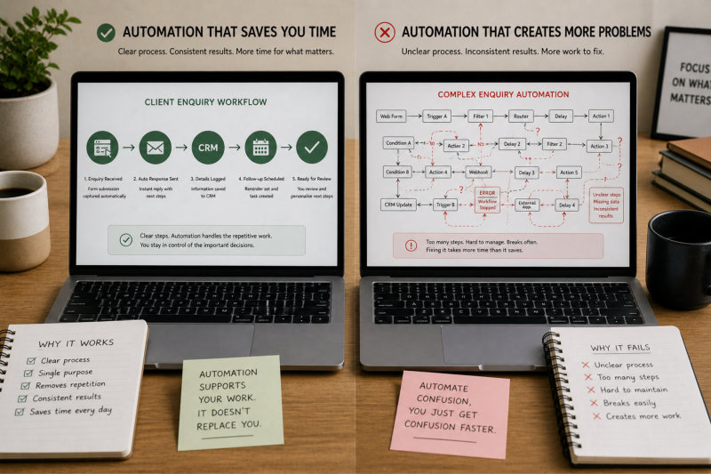 When automation saves you