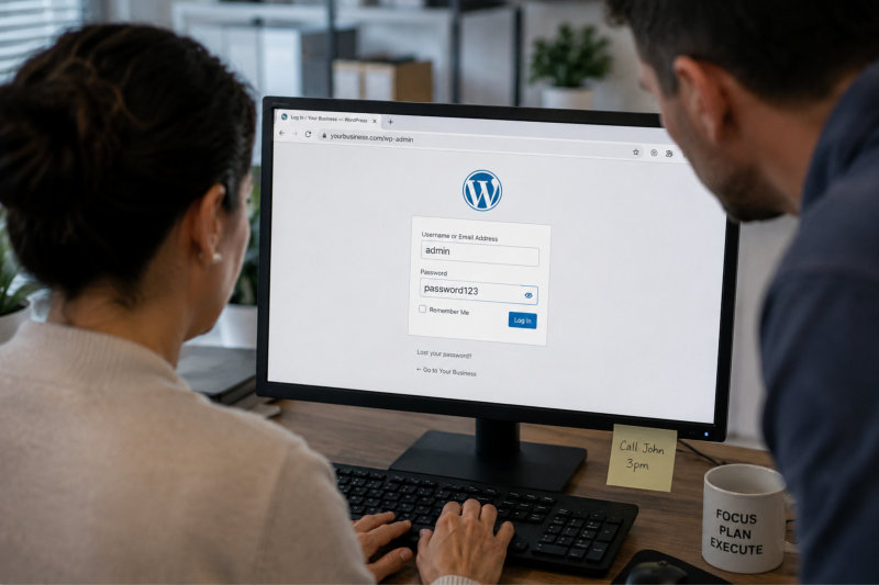 Weak passwords
